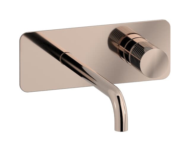 IB Rubinetterie Gatsby – Μπαταρία Νιπτήρα Τοίχου – Rose Gold (GA207RS)