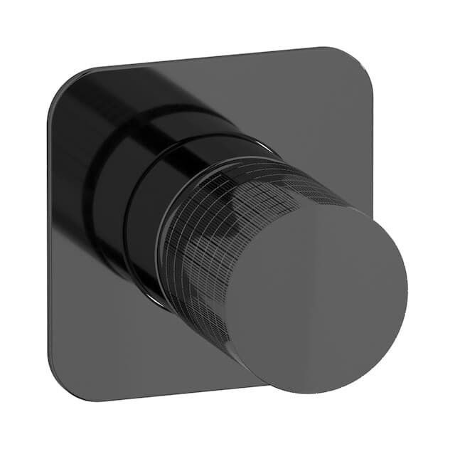 IB Rubinetterie Gatsby – Μπαταρία Νιπτήρα Τοίχου – Black Chrome (GA300CF)