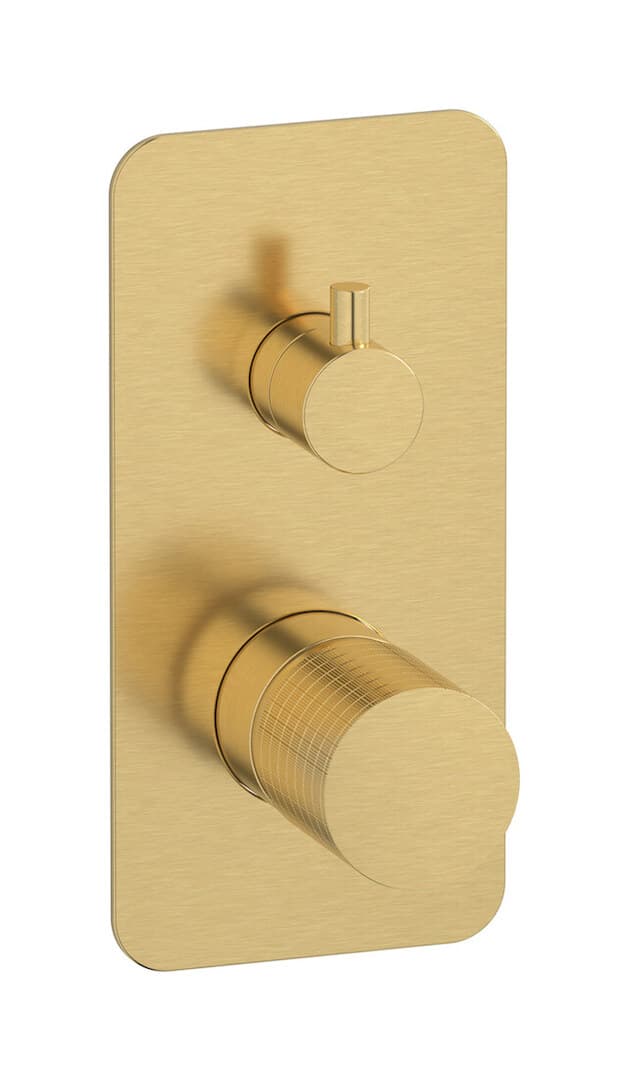 IB Rubinetterie Gatsby – Μπαταρία Νιπτήρα Τοίχου – Brushed Gold (GA312OS)