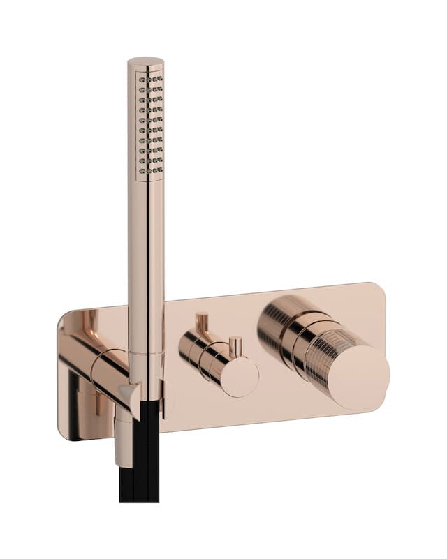 IB Rubinetterie Gatsby – Μπαταρία Νιπτήρα Τοίχου – Rose Gold (GA313RS)