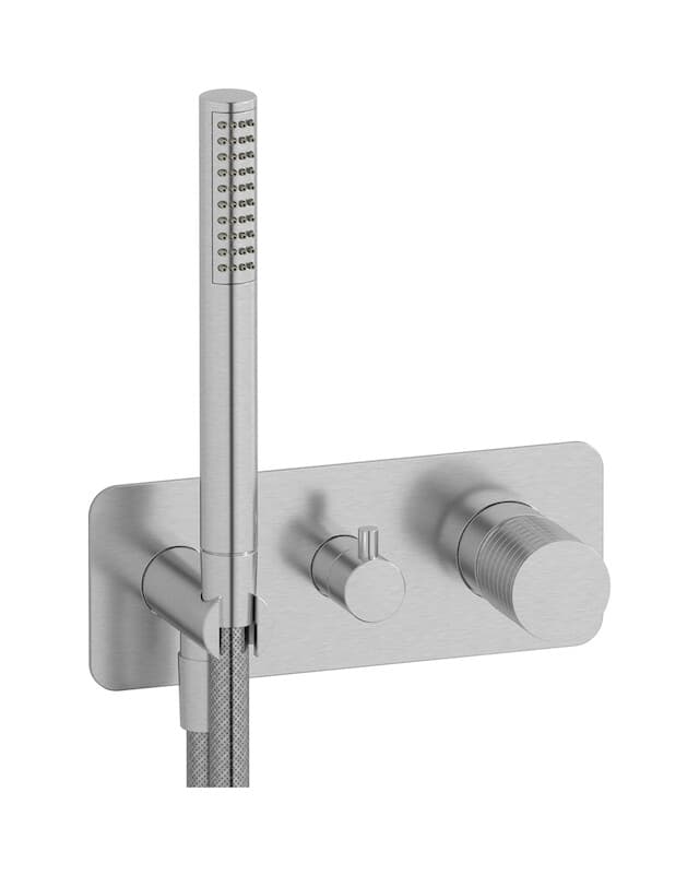 IB Rubinetterie Gatsby – Μπαταρία Νιπτήρα Τοίχου – Brushed Nickel (GA314SS)