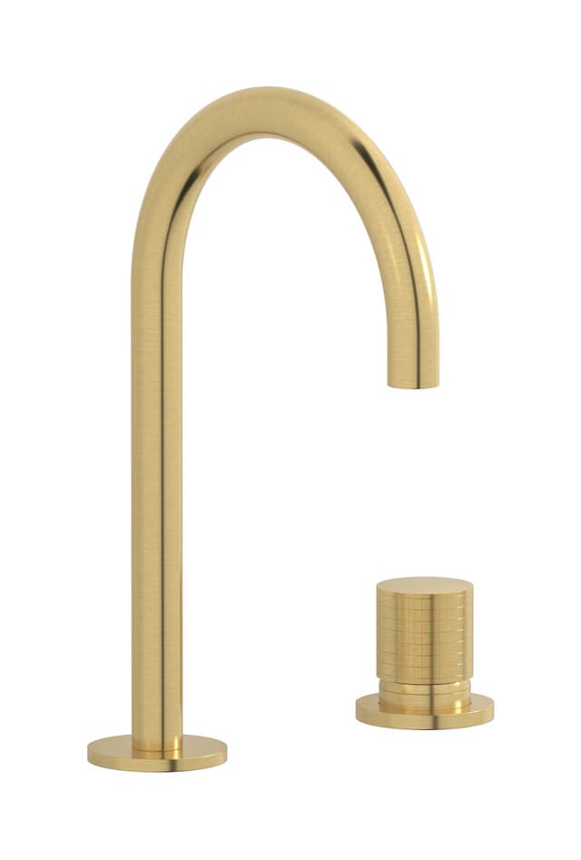IB Rubinetterie Gatsby – Μπαταρία Νιπτήρα Τοίχου – Brushed Gold (GA394OS)
