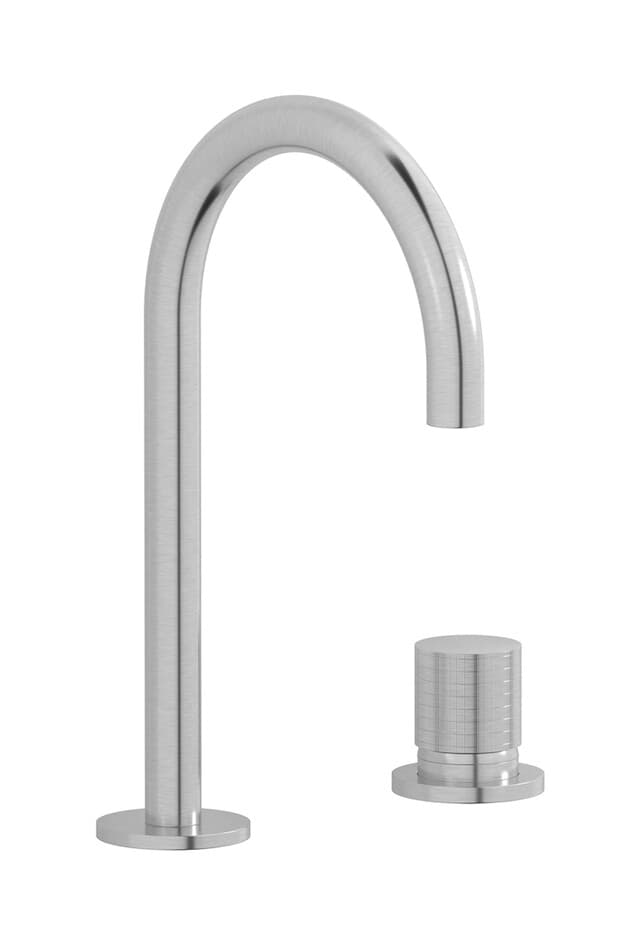 IB Rubinetterie Gatsby – Μπαταρία Νιπτήρα Τοίχου – Brushed Nickel (GA394SS)