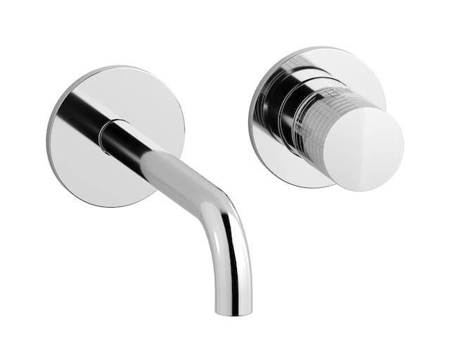 IB Rubinetterie Gatsby – Μπαταρία Νιπτήρα Τοίχου – Chrome (GA406CC)