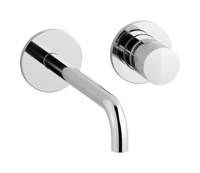 IB Rubinetterie Gatsby – Μπαταρία Νιπτήρα Τοίχου – Chrome (GA407CC)