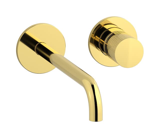 IB Rubinetterie Gatsby – Μπαταρία Νιπτήρα Τοίχου – Gold (GA407OO)