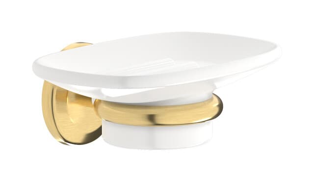 IB Rubinetterie Hermes – Σαπουνοθήκη – Brushed Gold (HR001OS)