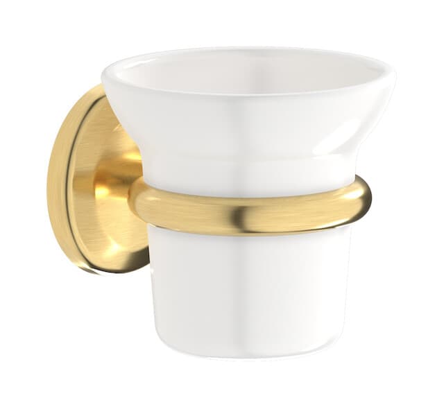 IB Rubinetterie Hermes – Ποτηροθήκη – Brushed Gold (HR003OS)