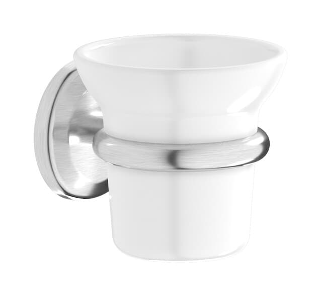IB Rubinetterie Hermes – Ποτηροθήκη – Brushed Nickel (HR003SS)