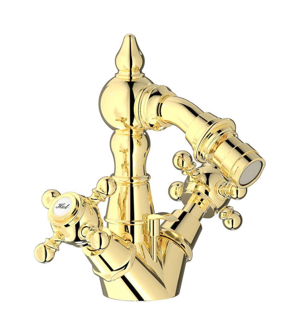 IB Rubinetterie Hermes – Μπαταρία Μπιντέ – Pale Gold (HR225II)