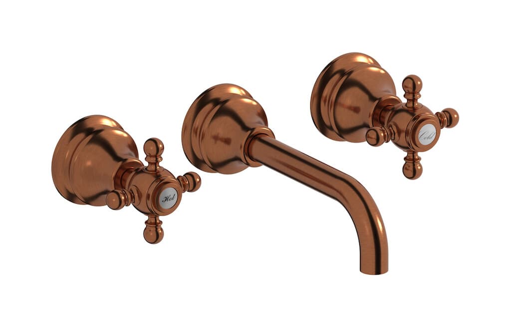 IB Rubinetterie Hermes – Μπαταρία Νιπτήρα Τοίχου – Antique Copper (HR306RR)