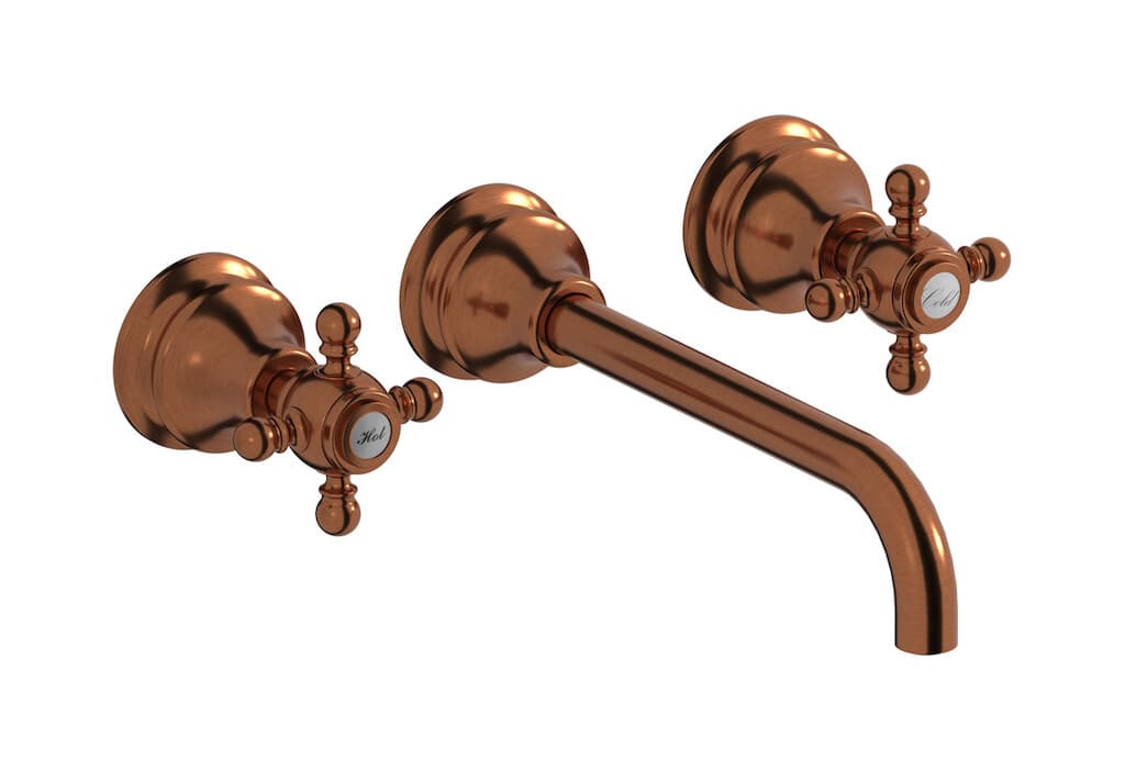 IB Rubinetterie Hermes – Μπαταρία Νιπτήρα Τοίχου – Antique Copper (HR307RR)