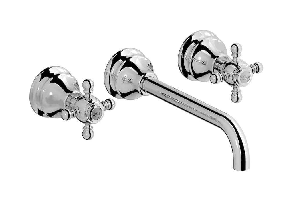 IB Rubinetterie Hermes – Μπαταρία Νιπτήρα Τοίχου – Chrome (HR307CC)
