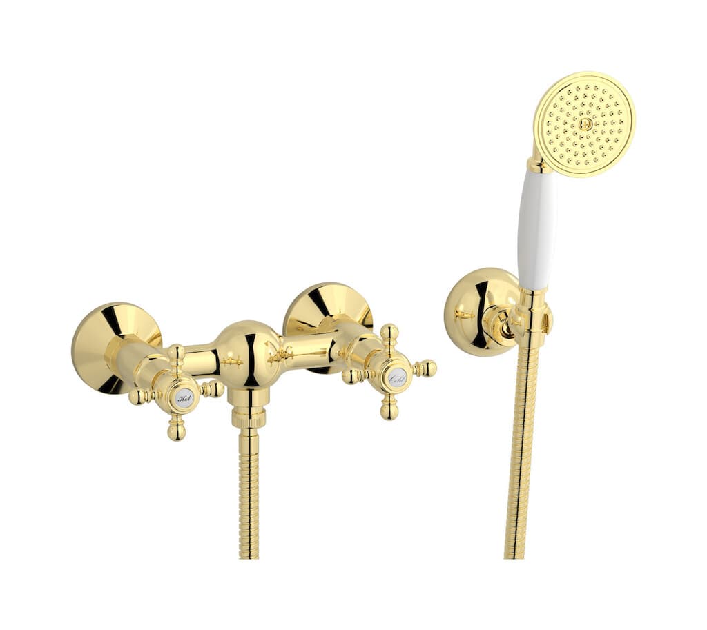 IB Rubinetterie Hermes – Σετ Ντους Εξωτερικό – Pale Gold (HR350II)