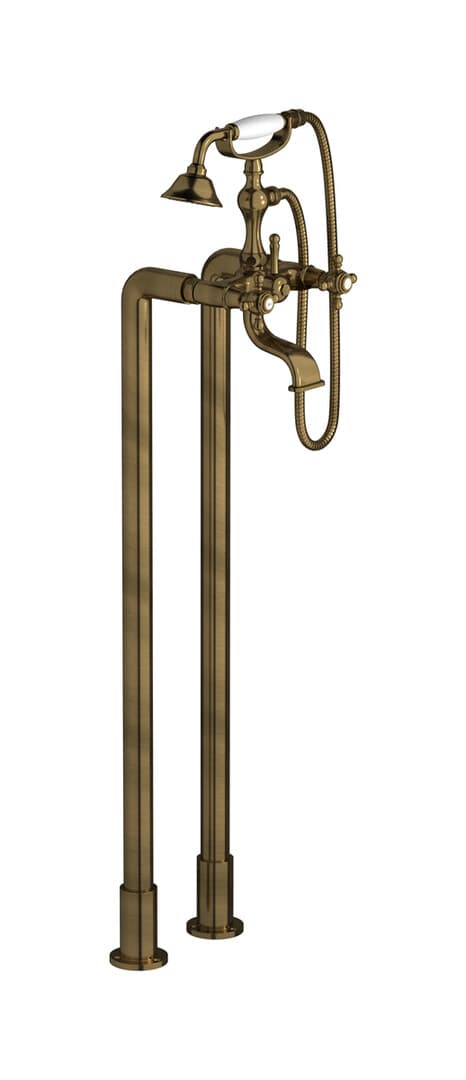 IB Rubinetterie Hermes – Μπαταρία Μπανιέρας Δαπέδου – Antique Bronze (HR700BB)