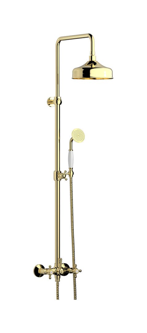 IB Rubinetterie Indoor Shower – Σετ Ντους – Pale Gold (HR800II)