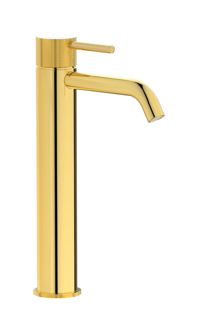 IB Rubinetterie Industria – Μπαταρία Νιπτήρα Ψηλή – Gold (ID202OO)