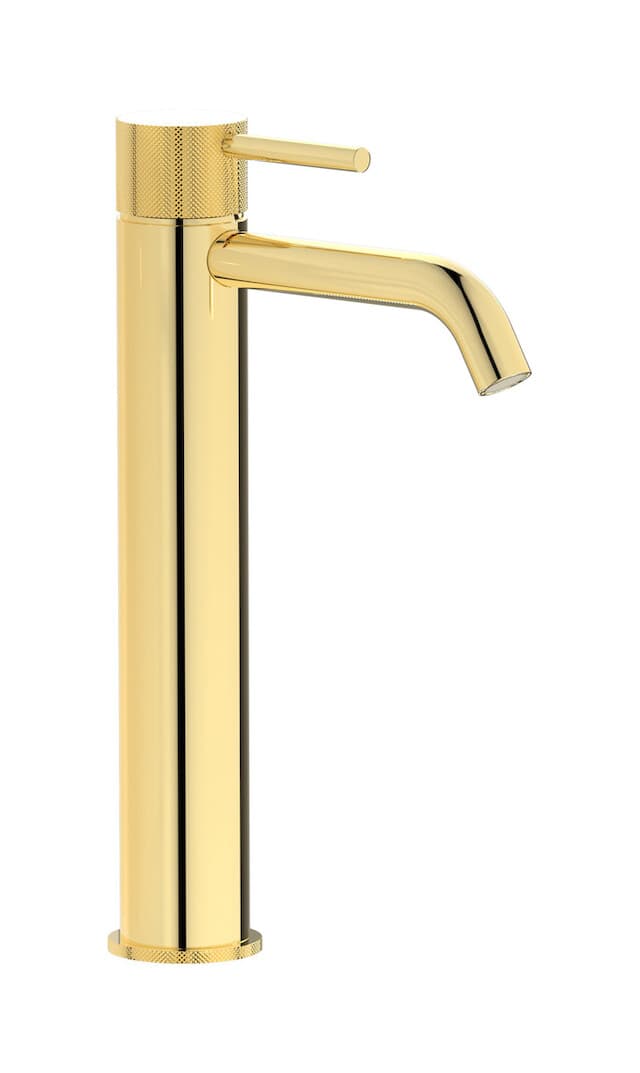 IB Rubinetterie Industria – Μπαταρία Νιπτήρα Ψηλή – Pale Gold (ID202II)