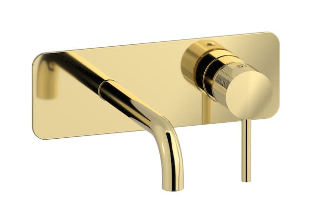 IB Rubinetterie Industria – Μπαταρία Νιπτήρα Τοίχου – Pale Gold (ID206II)