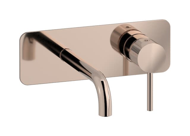 IB Rubinetterie Industria – Μπαταρία Νιπτήρα Τοίχου – Rose Gold (ID206RS)