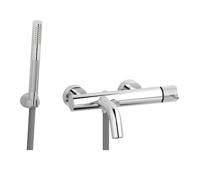 IB Rubinetterie Industria – Μπαταρία Μπανιέρας Τοίχου – Chrome (ID250CC)