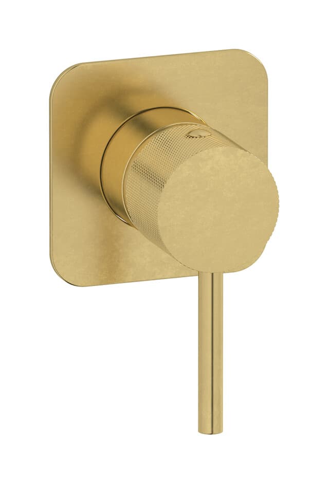 IB Rubinetterie Industria – Μπαταρία Νιπτήρα Τοίχου – Natural Brass (ID300ON)