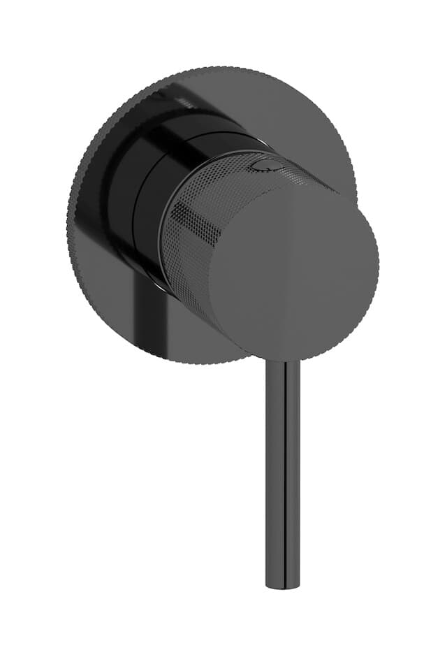 IB Rubinetterie Industria – Μπαταρία Νιπτήρα Τοίχου – Black Chrome (ID305CF)