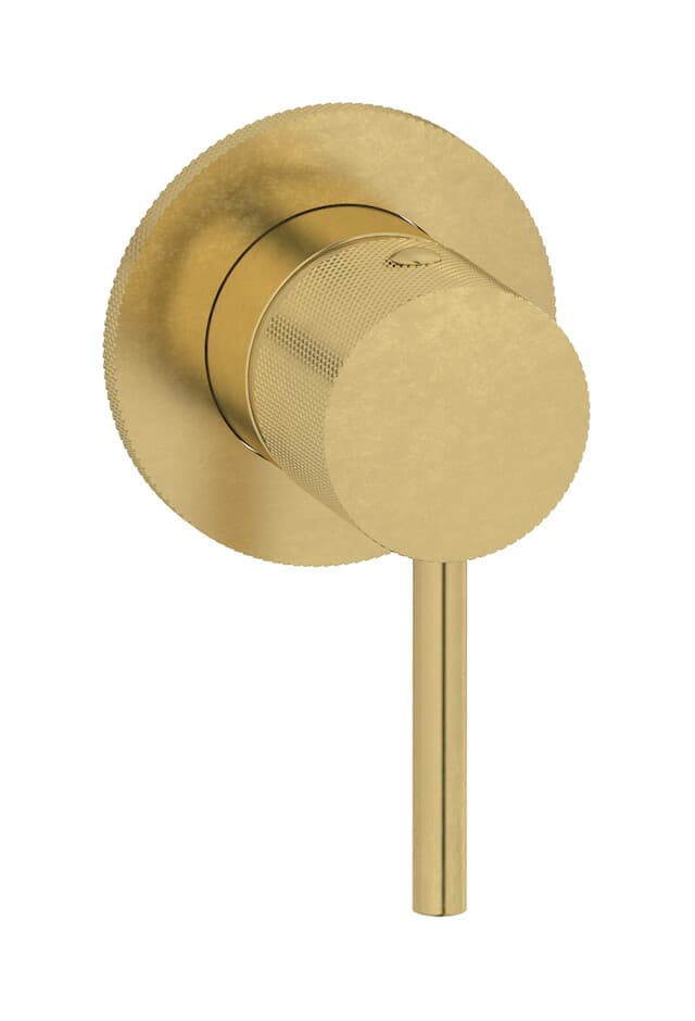 IB Rubinetterie Industria – Μπαταρία Νιπτήρα Τοίχου – Natural Brass (ID305ON)