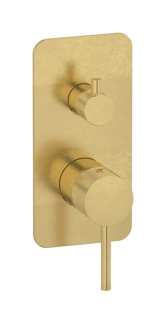IB Rubinetterie Industria – Μπαταρία Νιπτήρα Τοίχου – Natural Brass (ID310ON)