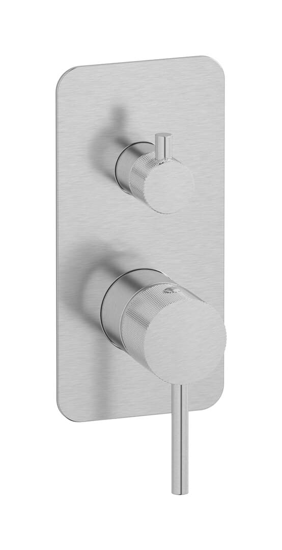 IB Rubinetterie Industria – Μπαταρία Νιπτήρα Τοίχου – Brushed Nickel (ID312SS)