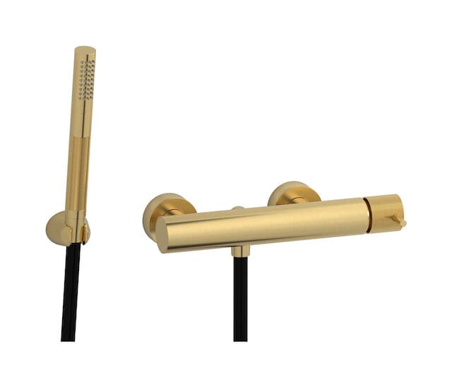 IB Rubinetterie Industria – Μίκτης Ντους Εντοιχισμένος – Brushed Gold (ID350OS)