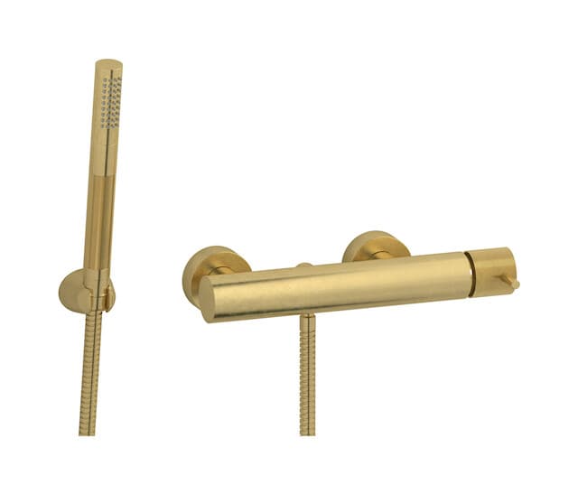 IB Rubinetterie Industria – Μίκτης Ντους Εντοιχισμένος – Natural Brass (ID350ON)
