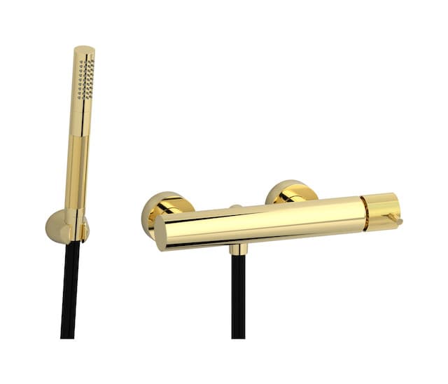 IB Rubinetterie Industria – Μίκτης Ντους Εντοιχισμένος – Pale Gold (ID350II)