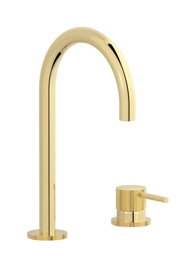 IB Rubinetterie Industria – Μπαταρία Νιπτήρα Τοίχου – Pale Gold (ID394II)