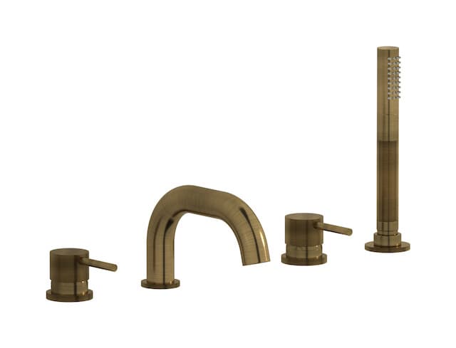 IB Rubinetterie Industria – Μπαταρία Μπανιέρας Πάγκου – Modern Bronze (ID396MB)