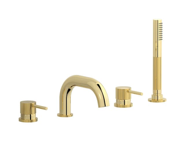 IB Rubinetterie Industria – Μπαταρία Μπανιέρας Πάγκου – Pale Gold (ID396II)