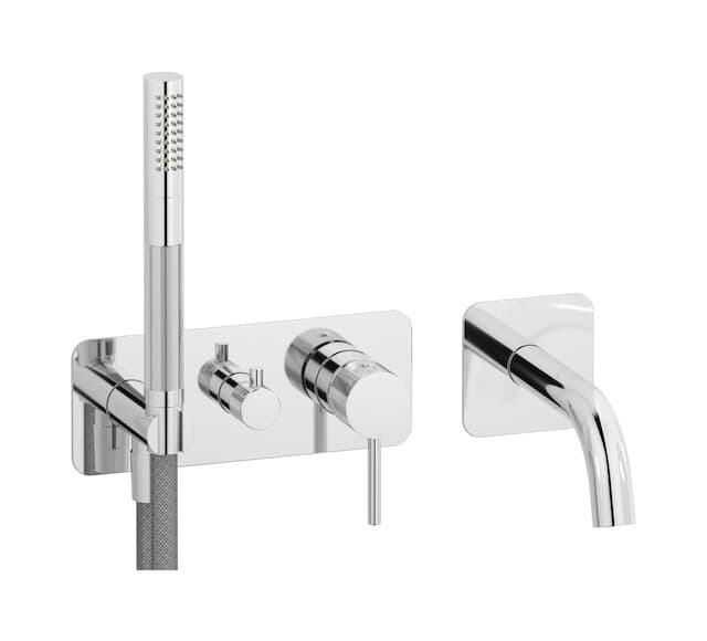 IB Rubinetterie Industria – Μίκτης Ντους Εντοιχισμένος – Chrome (ID398CC)