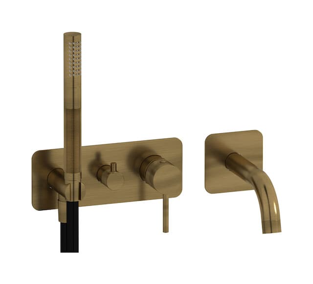IB Rubinetterie Industria – Μίκτης Ντους Εντοιχισμένος – Modern Bronze (ID398MB)