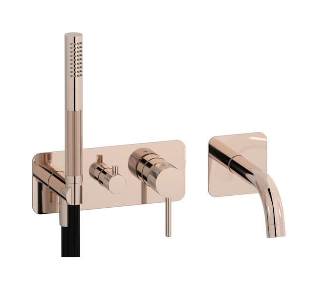 IB Rubinetterie Industria – Μίκτης Ντους Εντοιχισμένος – Rose Gold (ID398RS)