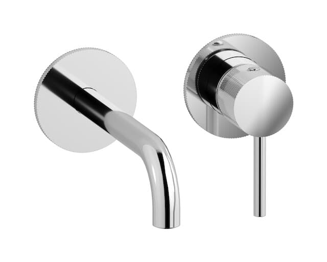 IB Rubinetterie Industria – Μπαταρία Νιπτήρα Τοίχου – Chrome (ID406CC)