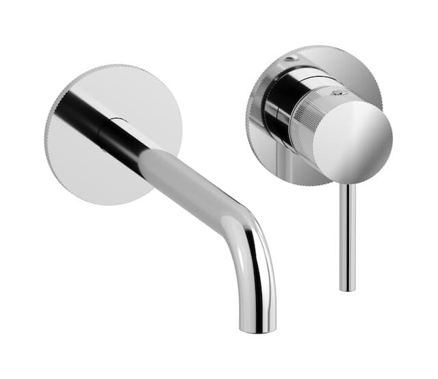IB Rubinetterie Industria – Μπαταρία Νιπτήρα Τοίχου – Chrome (ID407CC)