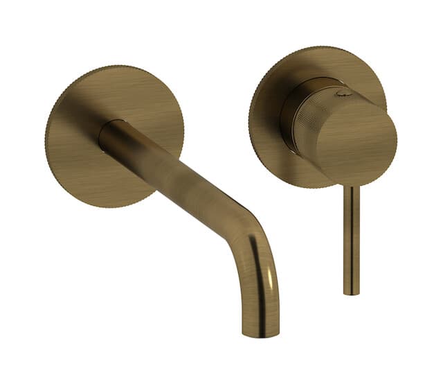 IB Rubinetterie Industria – Μπαταρία Νιπτήρα Τοίχου – Modern Bronze (ID407MB)