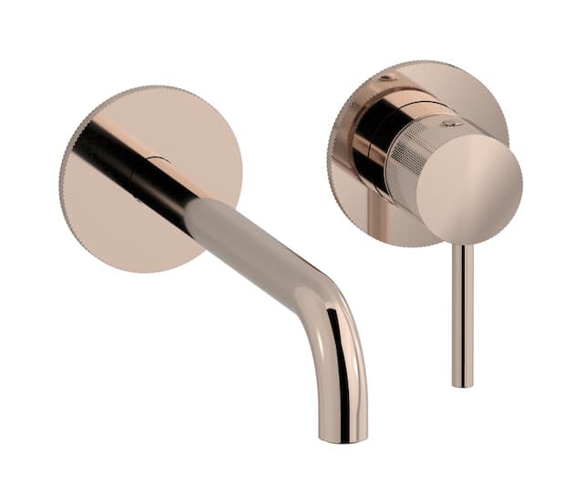 IB Rubinetterie Industria – Μπαταρία Νιπτήρα Τοίχου – Rose Gold (ID407RS)