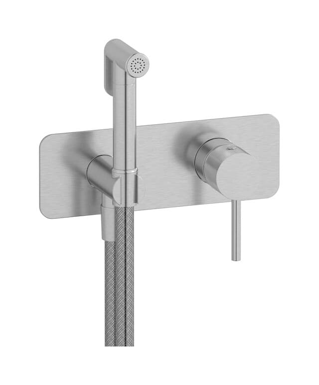 IB Rubinetterie Industria – Μπαταρία Μπιντέ – Brushed Nickel (ID706SS)