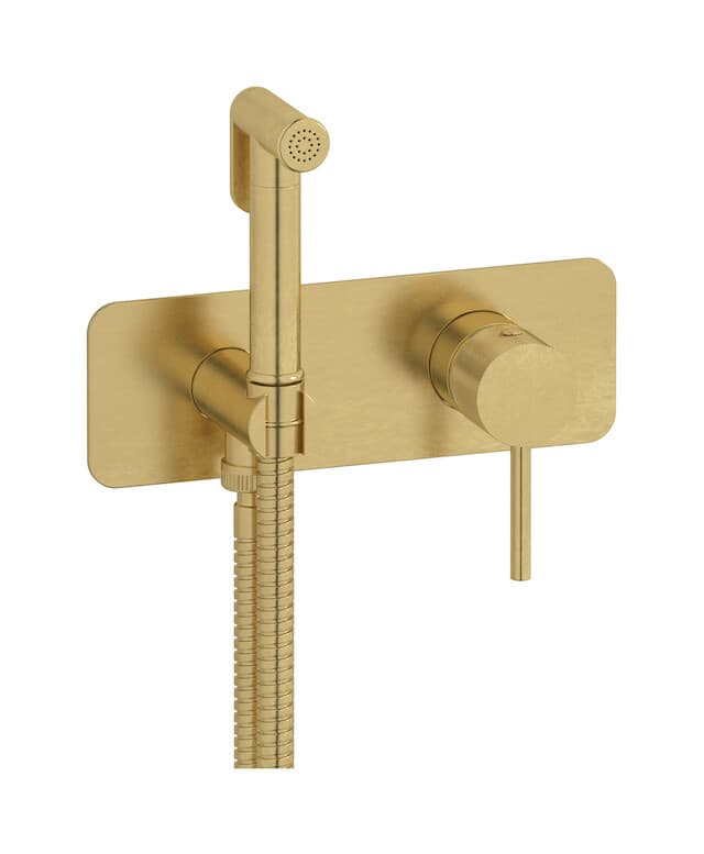 IB Rubinetterie Industria – Ντουζάκι Μπιντέ – Natural Brass (ID706ON)