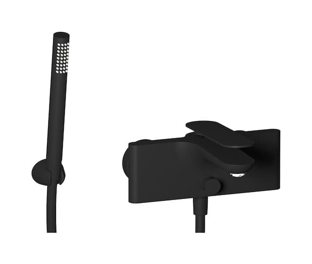 IB Rubinetterie K2 – Μπαταρία Μπανιέρας Τοίχου – Matt Black (K2250NP)
