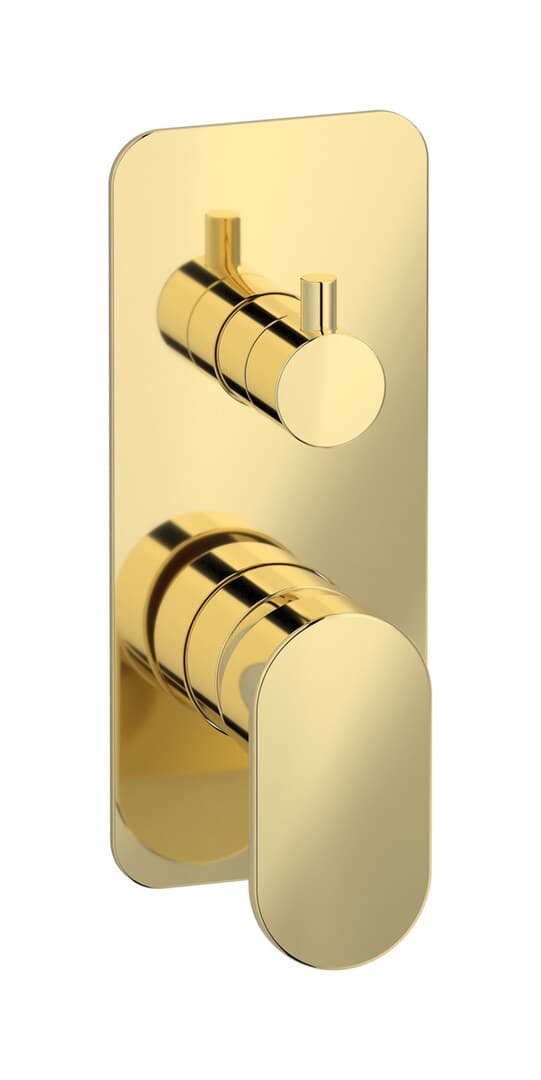 IB Rubinetterie K2 – Μπαταρία Νιπτήρα Τοίχου – Pale Gold (K2312II)