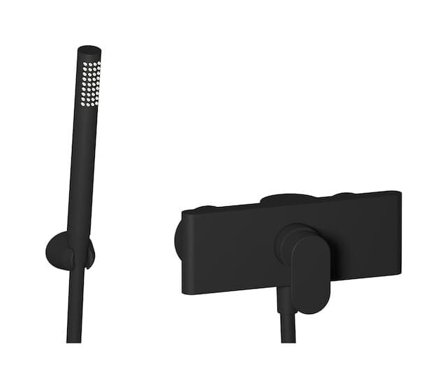IB Rubinetterie K2 – Μίκτης Ντους Εντοιχισμένος – Matt Black (K2350NP)