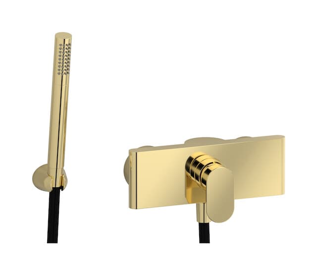 IB Rubinetterie K2 – Μίκτης Ντους Εντοιχισμένος – Pale Gold (K2350II)