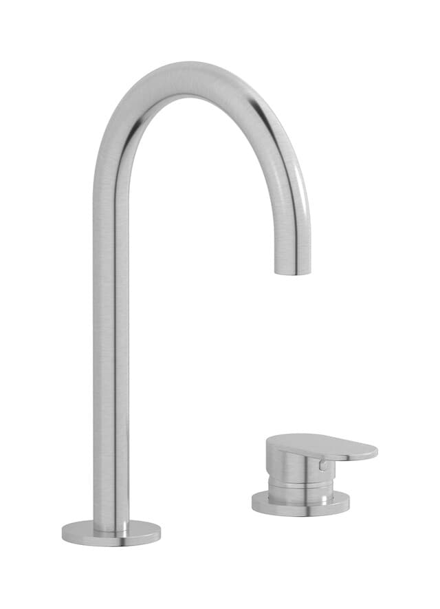 IB Rubinetterie K2 – Μπαταρία Μπιντέ – Brushed Nickel (K2394SS)